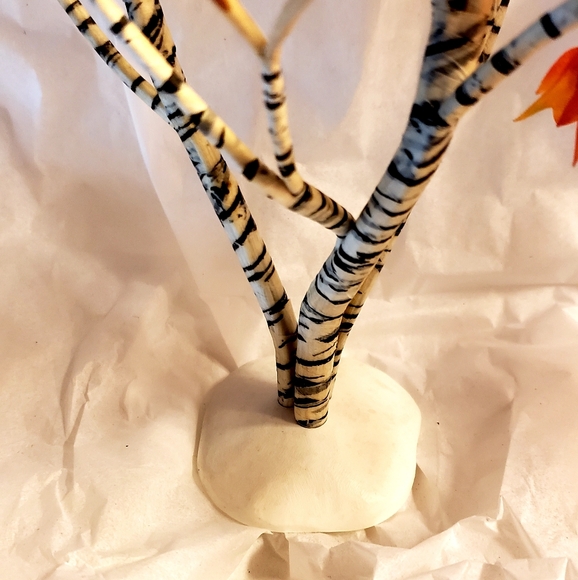 DEPARTMENT 56 - Village Accessory - Winter Birch & Maple Trees - Set of 2 - VTG - Picture 5 of 11